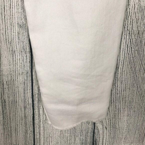 [Cred NY] White Skinny Jeans Uneven Hems New 06 - Picture 7 of 8